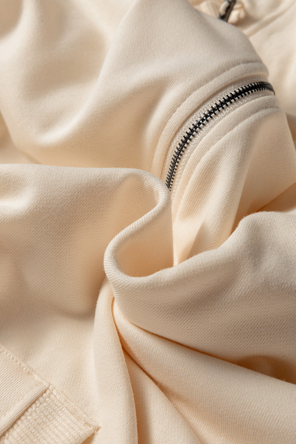 Checkered Patchwork Kangaroo Pocket Half Zipper Hoodie