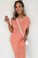 Mineral Wash Pocketed Cotton T-Shirt Dress