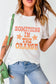 White "Something In The Orange" Graphic Crew Neck T-Shirt