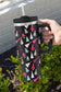 Black Cartoon Christmas Tree Printed Thermos Cup