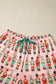 Pink Christmas Nutcracker Long Sleeve Shirt Shorts Pajama Set