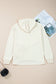 Oversized Bow Hoodie – Creamy White