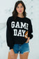 Varsity “Game Day” Graphic Pullover Sweatshirt