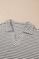 Black & White Striped V-Neck Lounge Set