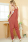 Solid Loose Fit Harem Jumpsuit