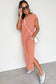 Mineral Wash Pocketed Cotton T-Shirt Dress
