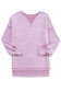 Orchid Petal Mineral Wash Drop Shoulder Oversized Sweatshirt