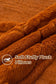 Orange Plush Textured Pumpkin Throw Pillowcase