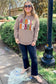 Gobble Letter Graphic Thanksgiving Sweatshirt