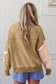 Star Patchwork Colorblock Oversized Sweatshirt