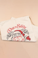 White Santa Claus Drawstring Closure Christmas Gift Bag