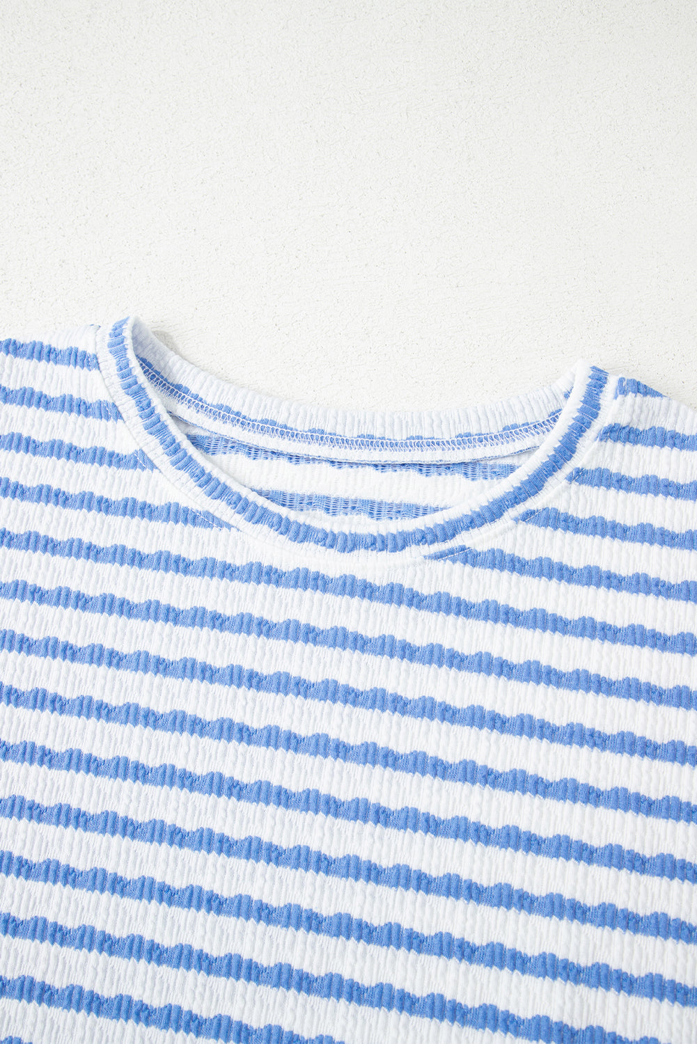Coastal Stripe Lounge Set – Top & Pocket Shorts