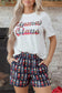 Mama Claus Plaid Letter Tee Nutcracker Shorts Two Piece Pajama Lounge Set