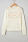 White Beach Hollow Out Knitted Lightweight Dolman Sweater