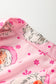 Pink Santa Claus Snowflake Long Sleeve Christmas Pajama Set